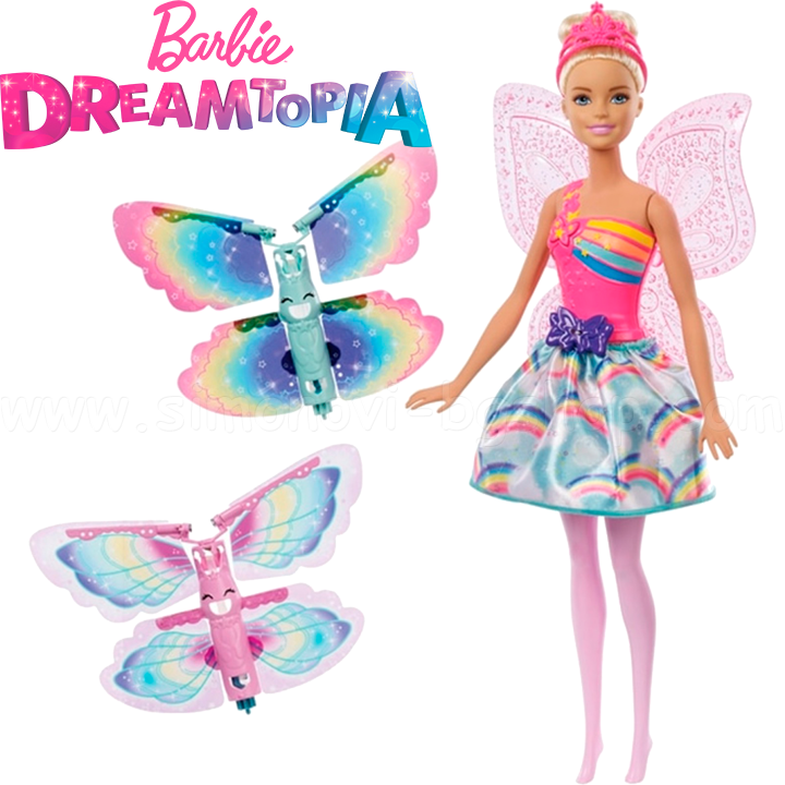 *Barbie® Dreamtopia™ Кукла Фея с излитащи крила FRB08 *Barbie® Dreamtopia™ Кукла Фея с излитащи крила FRB08