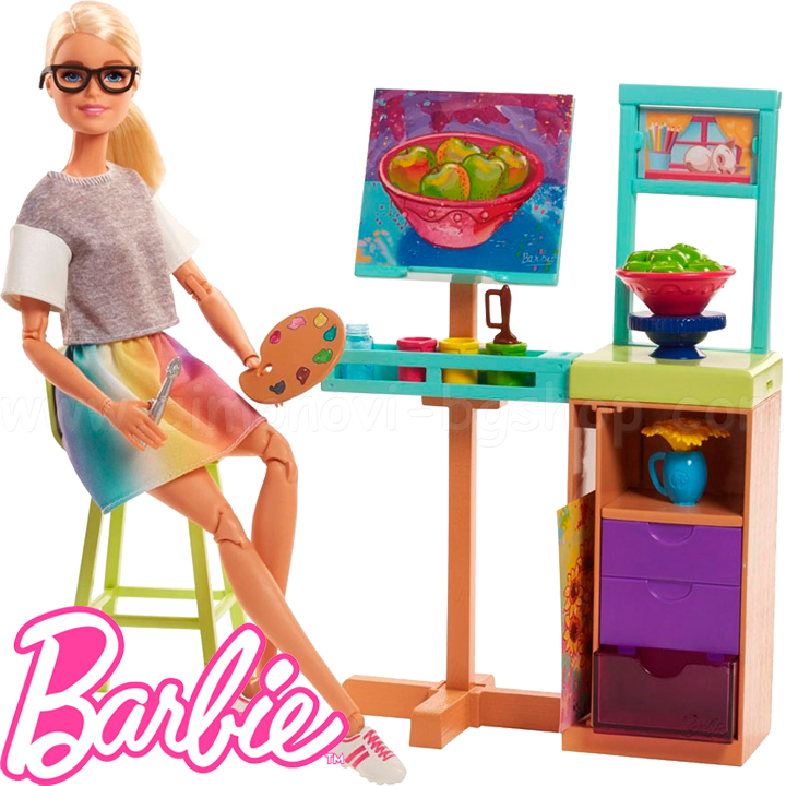 *Barbie® Careers Художествено ателие на Барби FJB26 *Barbie® Careers Художествено ателие на Барби FJB26