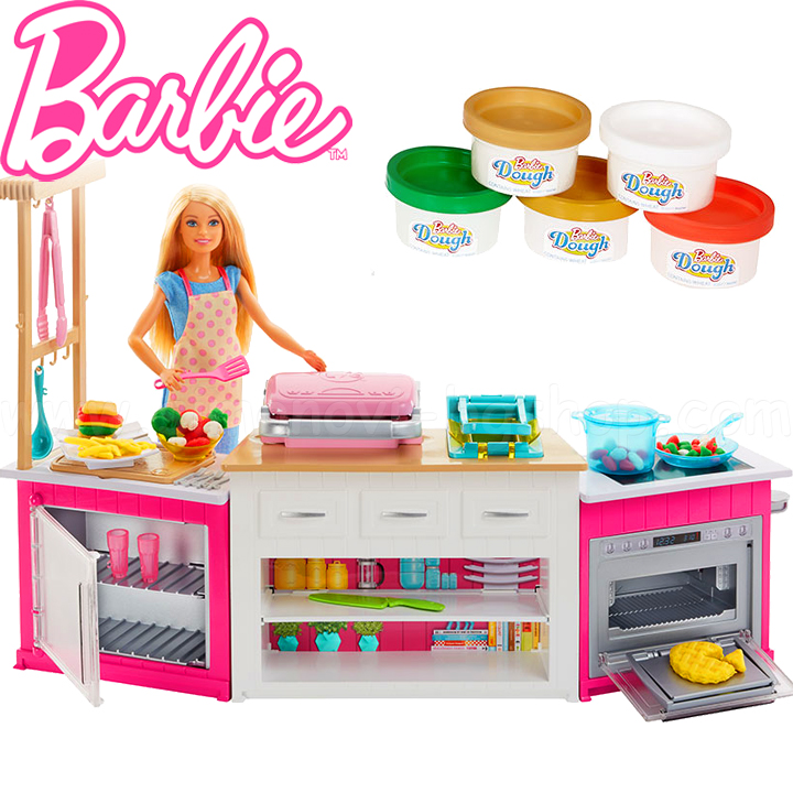 *Barbie Кухнята на Барби със светлини и звуци Ultimate Kitchen FRH73 *Barbie Кухнята на Барби със светлини и звуци Ultimate Kitchen FRH73