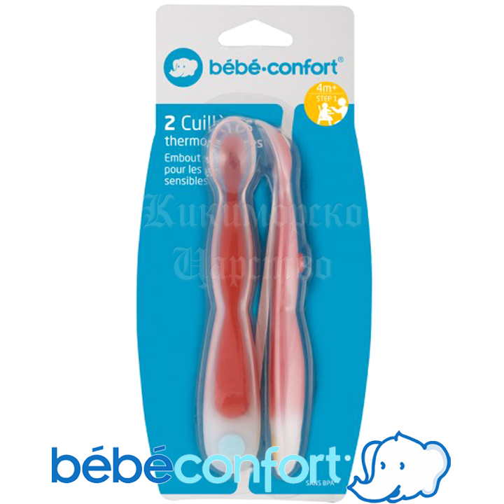 *Bebe Confort Комплект 2 броя термо лъжици 4м+ 3105206400