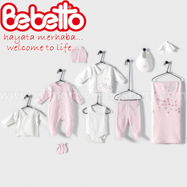 Bebetto    10  Mini Flowers Pink Z624