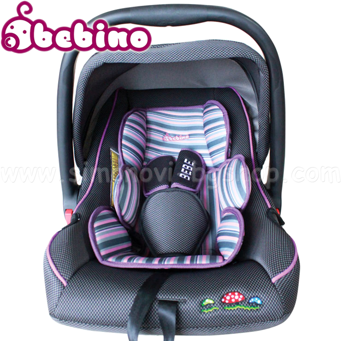 * 2016 Bebino Car Seat BEBE (0-13kg.) Purple Stripe