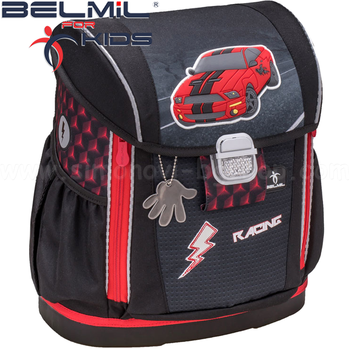 Belmil Customize me Ученическа раница Flash Racing 404-20-3 Belmil Customize me Ученическа раница Flash Racing 404-20-3