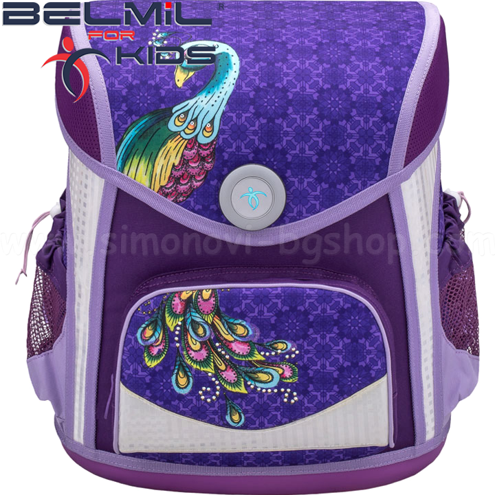 Belmil Cool-Bag Ергономична ученическа раница Peacock 405-42-3 Belmil Cool-Bag Ергономична ученическа раница Peacock 405-42-3