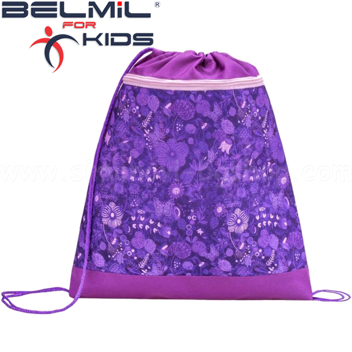 Belmil Classy Спортна торба с връзки Purple Butterfly 336-91-73 Belmil Classy Спортна торба с връзки Purple Butterfly 336-91-73
