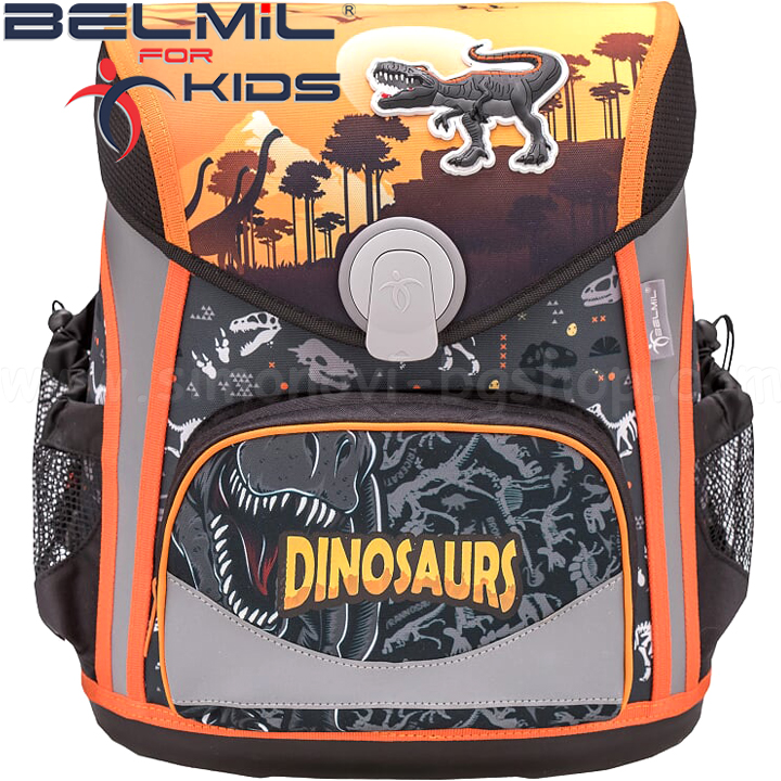 Belmil Cool-Bag Ергономична ученическа раница Dino 405-42-7 Belmil Cool-Bag Ергономична ученическа раница Dino 405-42-7