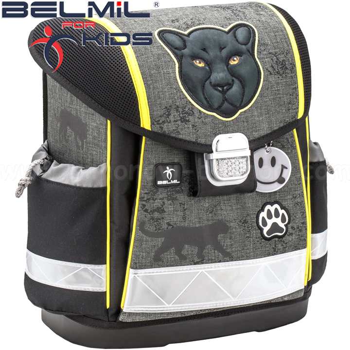 *2019 Belmil Ергономична ученическа раница Jaguar 403-13-2 *2019 Belmil Ергономична ученическа раница Jaguar 403-13-2