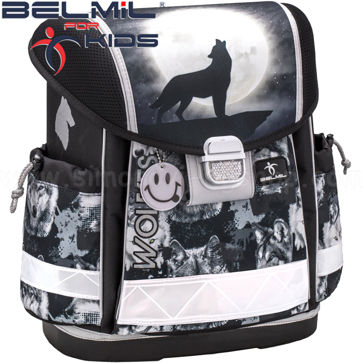 Belmil ergonomic rucsac Wolves Grey 403-13 Belmil ergonomic rucsac Wolves Grey 403-13