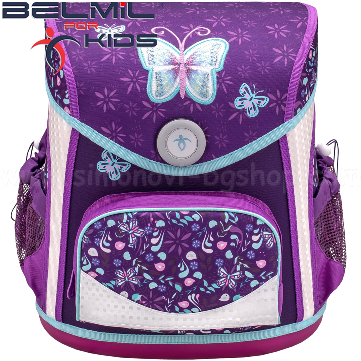 Belmil Cool-Bag Ергономична ученическа раница Amazing Butterfly 405-42-6 Belmil Cool-Bag Ергономична ученическа раница Amazing Butterfly 405-42-6