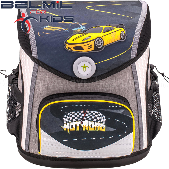 Belmil Cool-Bag Ергономична ученическа раница Hot Road 405-42 Belmil Cool-Bag Ергономична ученическа раница Hot Road 405-42