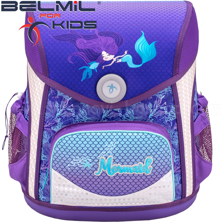 Belmil Cool-Bag Ергономична ученическа раница Mermaid 405-42-4 Belmil Cool-Bag Ергономична ученическа раница Mermaid 405-42-4