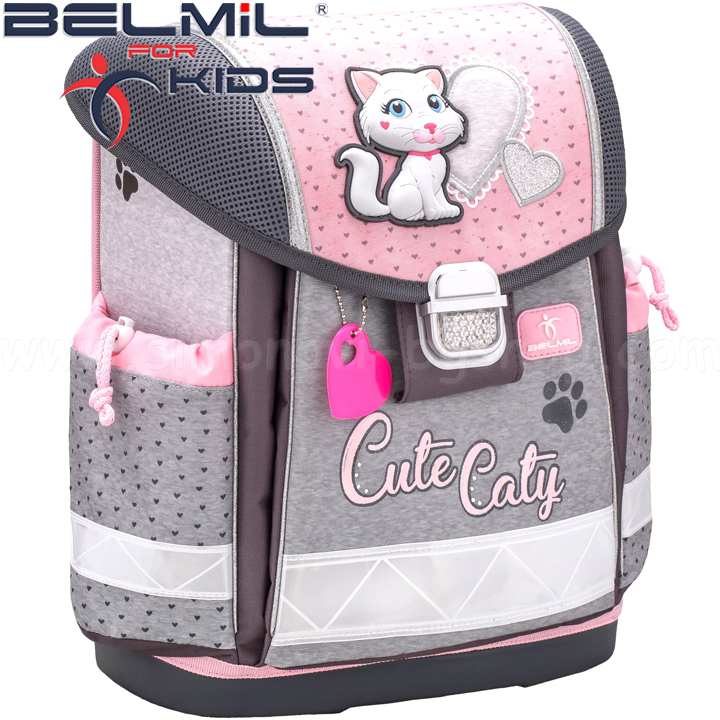 *2019 Belmil Ергономична ученическа раница Cute Caty 403-13-27 *2019 Belmil Ергономична ученическа раница Cute Caty 403-13-27