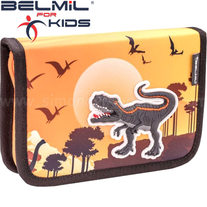 Belmil Classy Ученически празен несесер с 1 цип Dino 335-74-75 Belmil Classy Ученически празен несесер с 1 цип Dino 335-74-75