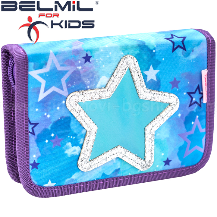 Belmil Missy and mister Ученически празен несесер с 1 цип Magical Star 335-74-84 Belmil Missy and mister Ученически празен несесер с 1 цип Magical Star 335-74-84