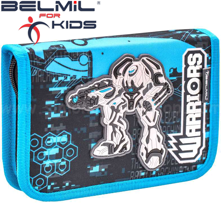 Belmil Cool-Bag Ученически празен несесер с 1 цип Robotics 335-74-79 Belmil Cool-Bag Ученически празен несесер с 1 цип Robotics 335-74-79