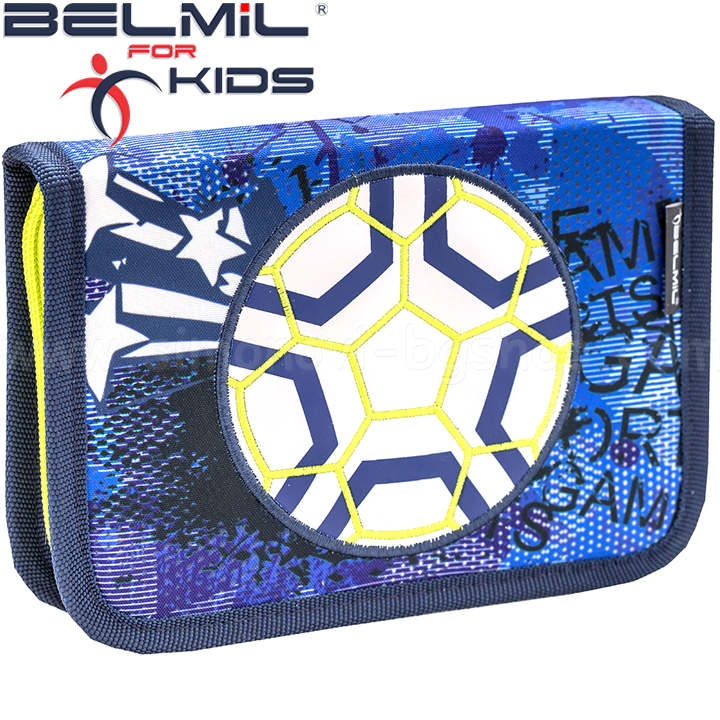 Belmil Cool-Bag Ученически празен несесер с 1 цип Soccer Sport 335-74-11 Belmil Cool-Bag Ученически празен несесер с 1 цип Soccer Sport 335-74-11