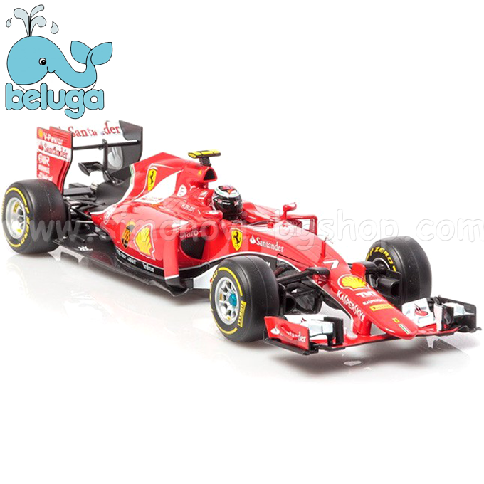 Beluga - Ferrari F1-2015 - Кола с дистанционно 1:24 12497 Beluga - Ferrari F1-2015 - Кола с дистанционно 1:24 12497