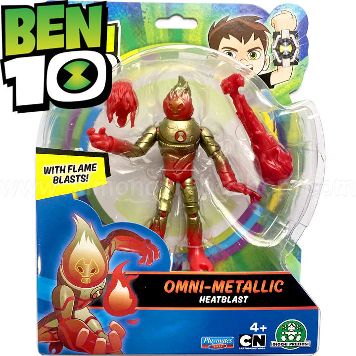*BEN10 Omni-Metallic Heatblast 76173