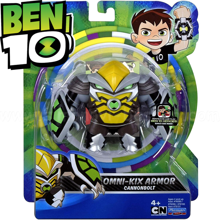 *BEN10 Omni-Kix Armor Екшън фигурка Cannonbolt 76151 *BEN10 Omni-Kix Armor Екшън фигурка Cannonbolt 76151