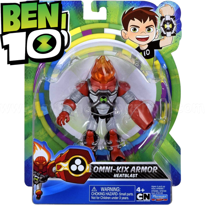 *BEN10 Omni-Kix Armor Екшън фигурка Heatblast 76148 *BEN10 Omni-Kix Armor Екшън фигурка Heatblast 76148