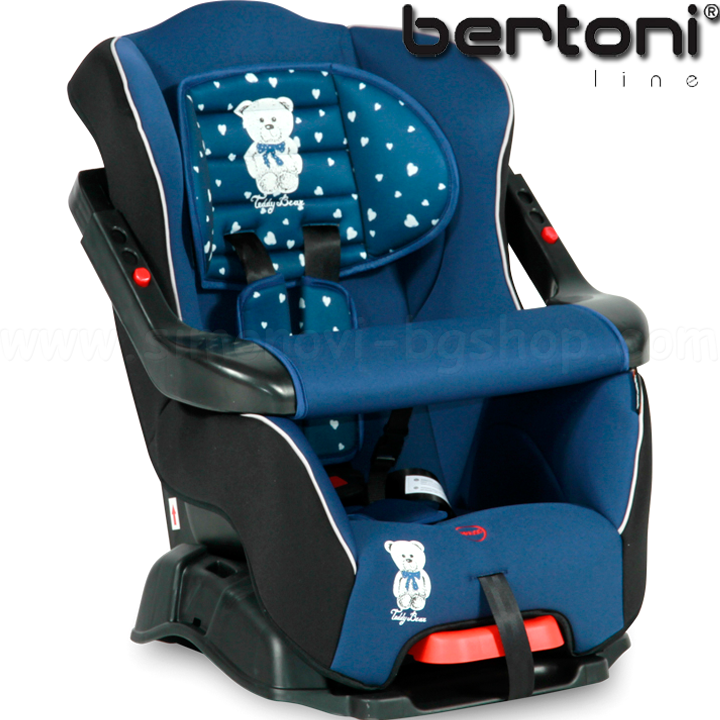 Bertoni Line Стол за кола 9-18 кг. Bumper Dark Blue Teddy Bear Bertoni Line Стол за кола 9-18 кг. Bumper Dark Blue Teddy Bear