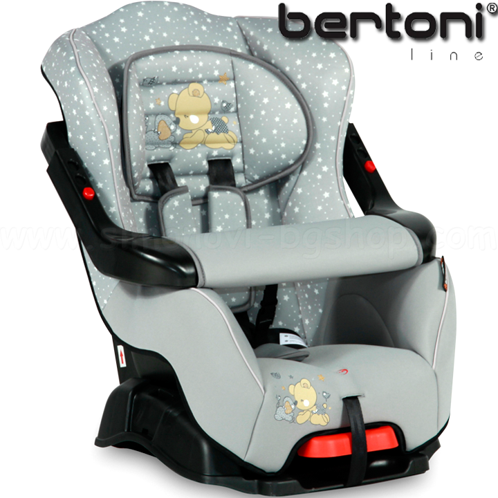 Bertoni Line Стол за кола 9-18 кг. Bumper Grey ZaZa Bertoni Line Стол за кола 9-18 кг. Bumper Grey ZaZa