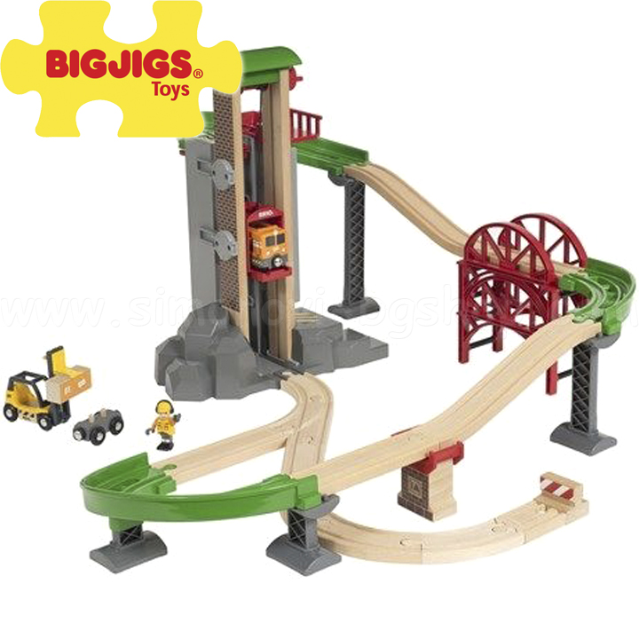 Bigjigs Wooden Rail Kit and Accessories - Stock 33887