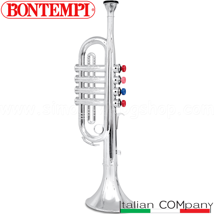 * Bontempi - Children trumpet with 4 365 mm key TR3831.2 / 191,0