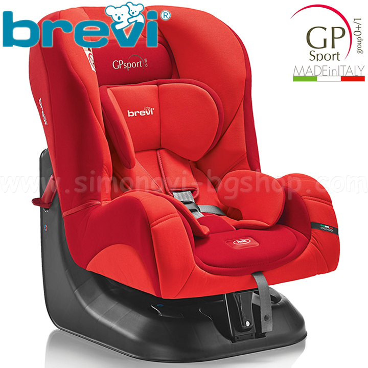 * Brevi Car Seat GP SPORT 0-18kg Red col.233