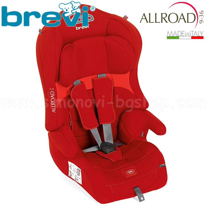 * Brevi Car Seat 9-36kg ALLROAD Red col.233