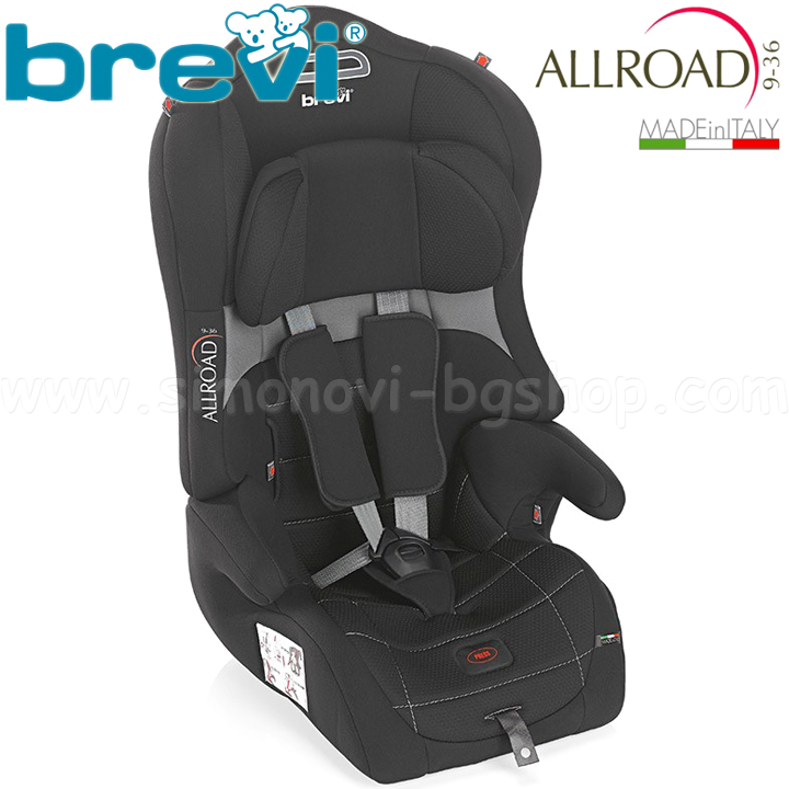 * Brevi Car Seat 9-36kg ALLROAD Black col.258