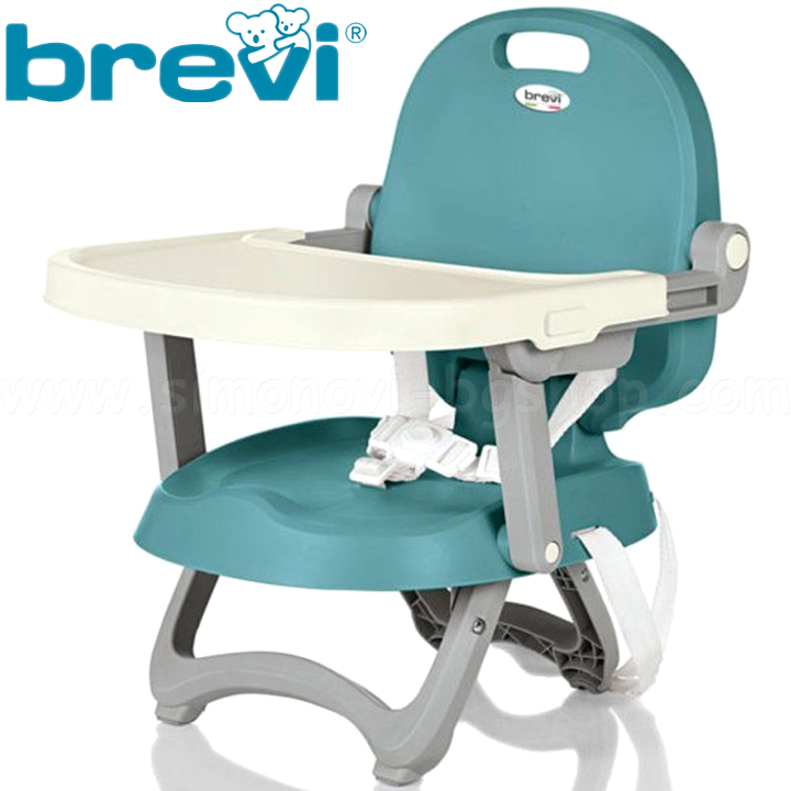 *Brevi Повдигащо столче за хранене PICNIC Teal col.018 *Brevi Повдигащо столче за хранене PICNIC Teal col.018