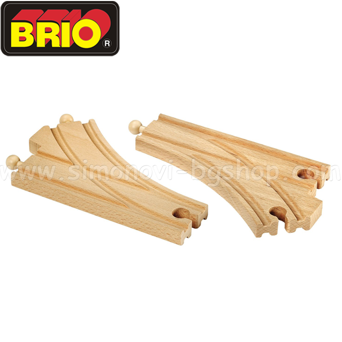 Brio - șine cu role de ramificare 33346