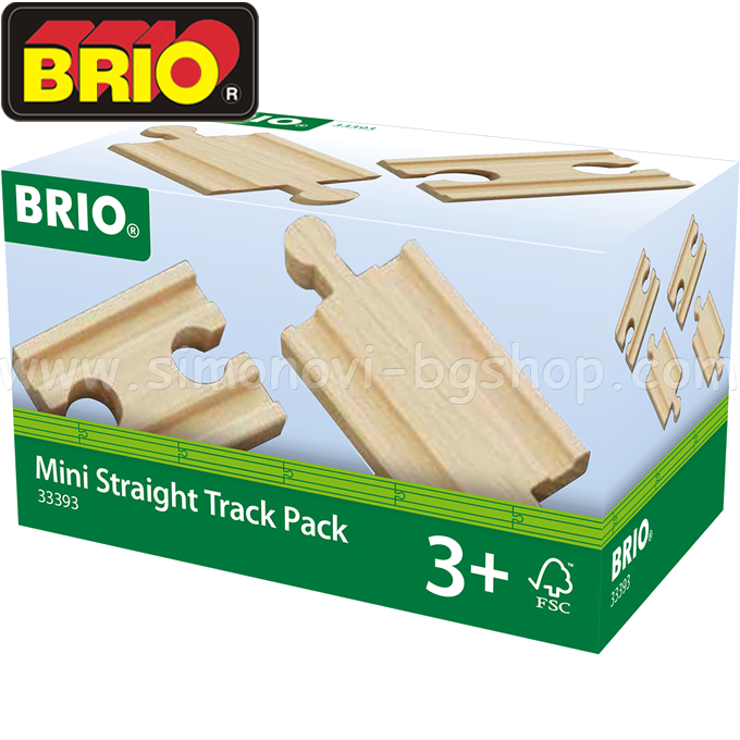 BRIO - șine din lemn mini-33393