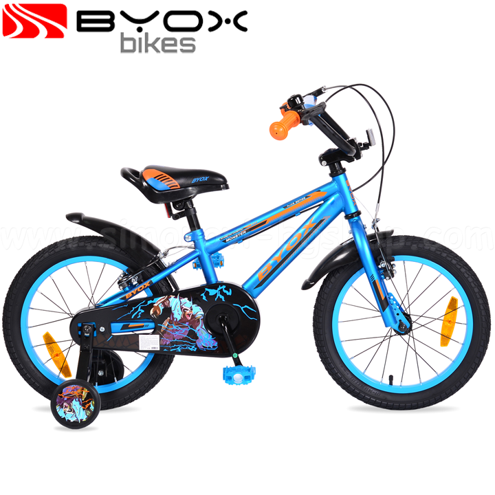 *Byox Bikes   16" Blue Monster