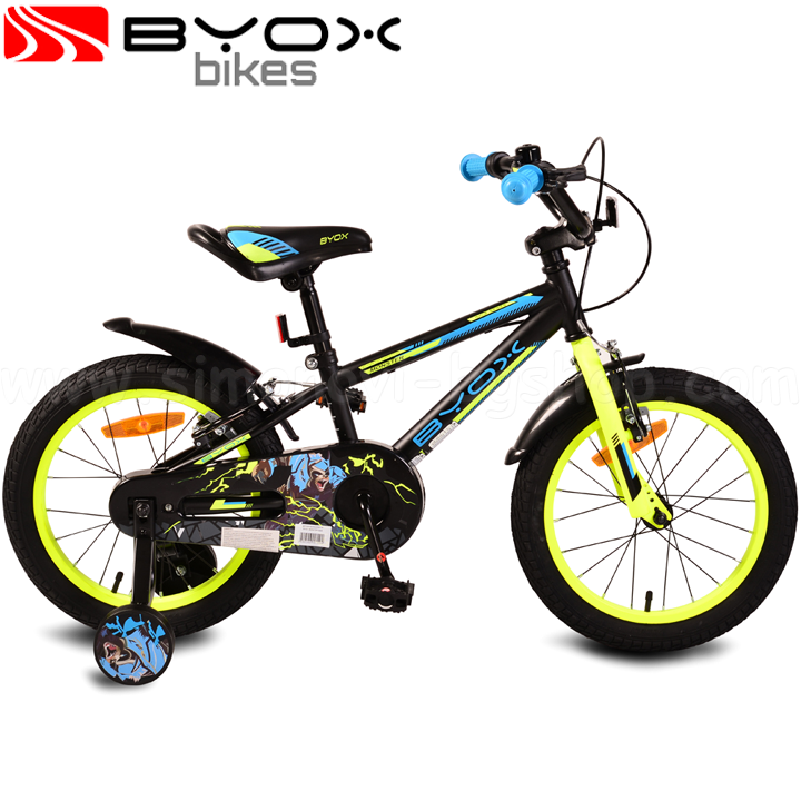 *Byox Bikes   16" Black Monster