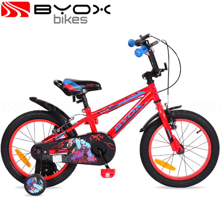 *Byox Bikes   16" Red Monster