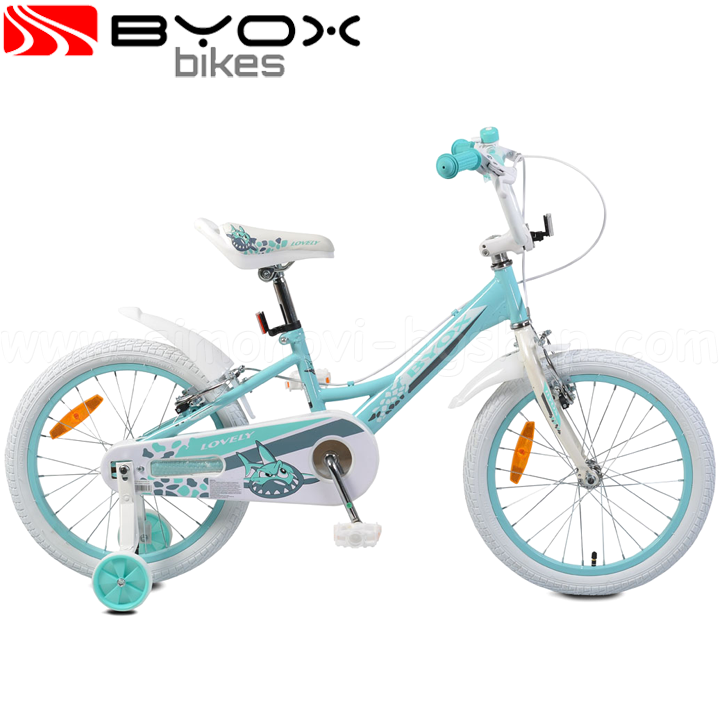 * Byox Bikes Children's bicycle 18 "LOVELY urquoise