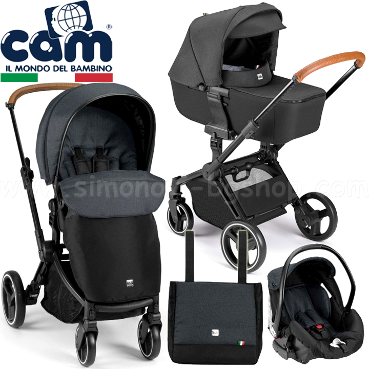 * 2023 CAM NEXT EVO Baby stroller 3 in 1 Col.931