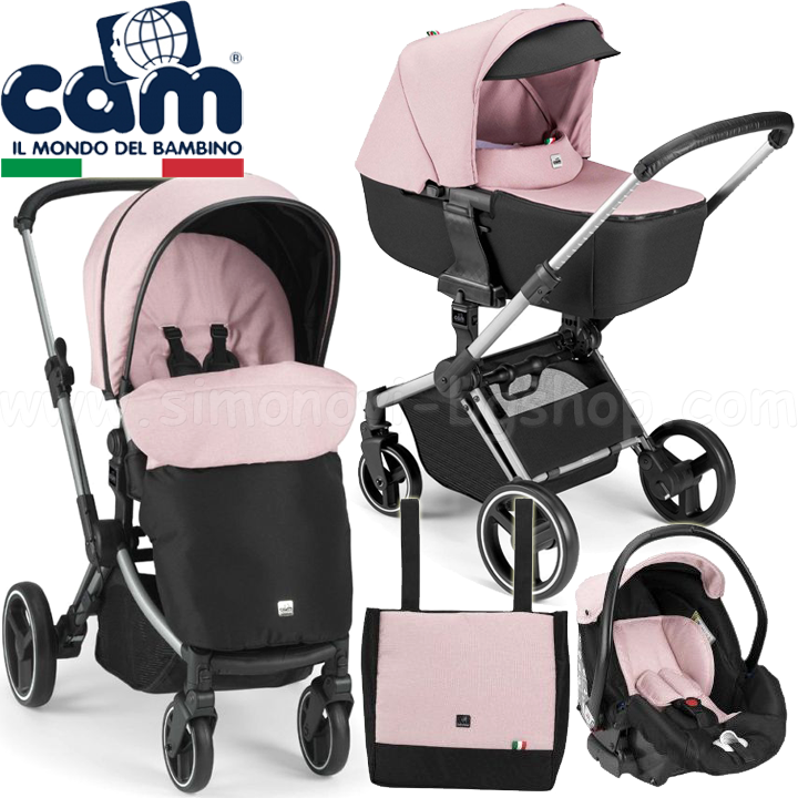 * 2023 CAM NEXT EVO Baby stroller 3 in 1 Col.932