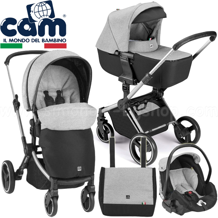 * 2023 CAM NEXT EVO Baby stroller 3 in 1 Col.933