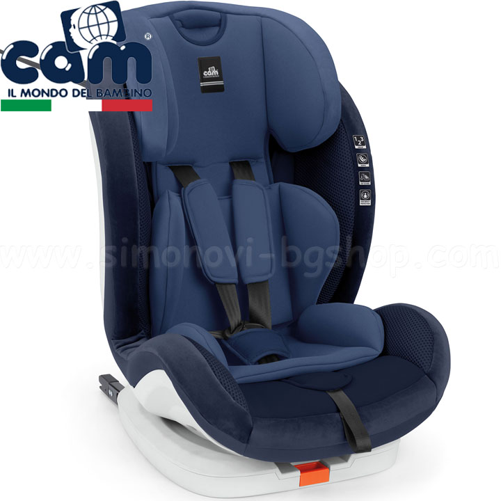 Cam CALIBRO Isofix Стол за кола 9-36kg. Blue Col.152 Cam CALIBRO Isofix Стол за кола 9-36kg. Blue Col.152
