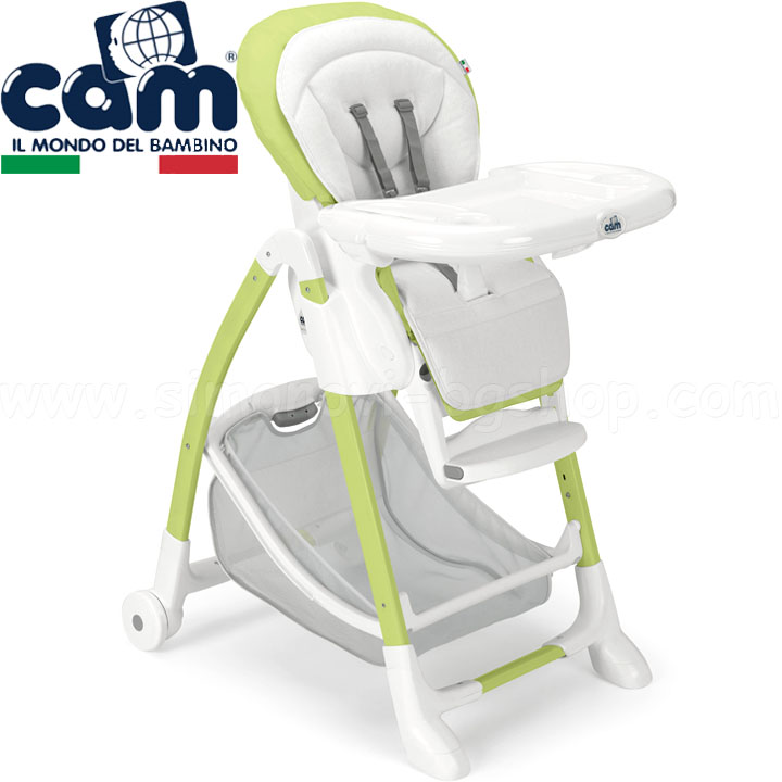 CAM GUSTO Стол за хранене в зелено col.239 CAM GUSTO Стол за хранене в зелено col.239