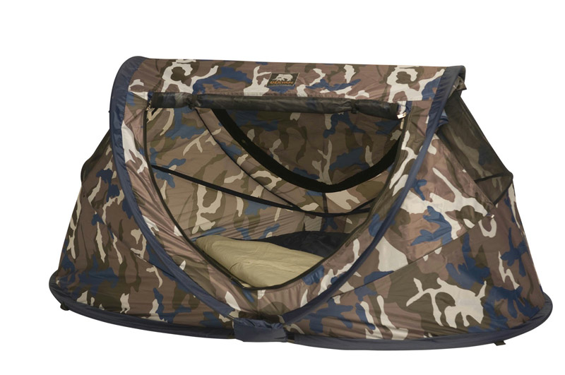 Travel Cot Baby Luxe Kamuflage Blue-Deryan