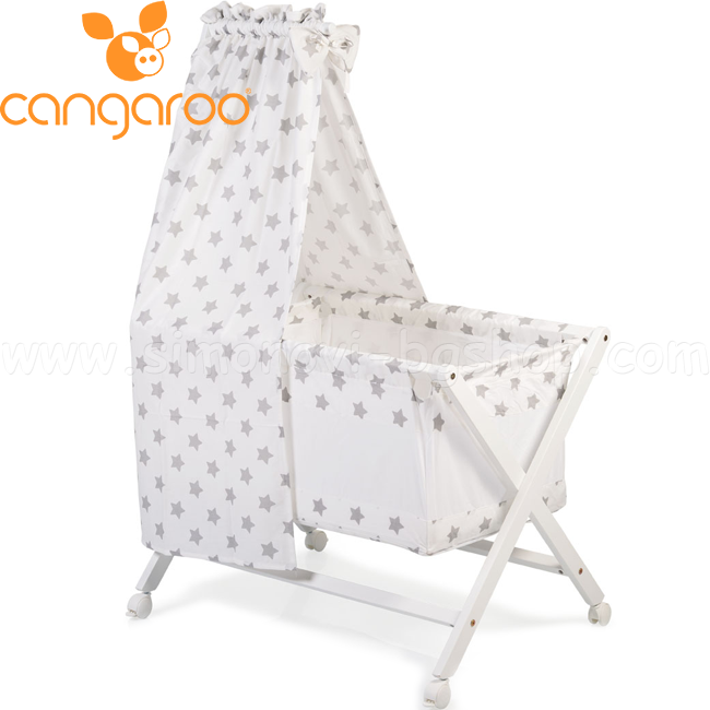 Cangaroo - Cassy Beige Wooden Bed
