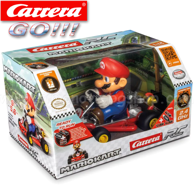 Carrera GO!!! Kart cu telecomandă Super Mario MARIO R/C 370200989