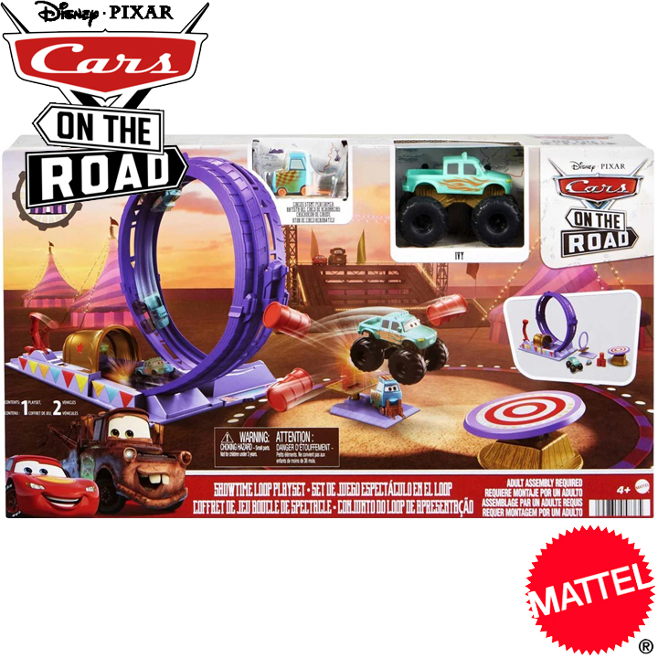 * Cars Disney On The Road   -  HGV73 Mattel