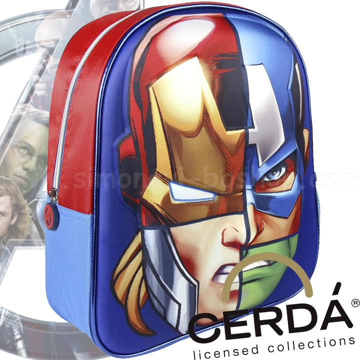 Avengers Малка детска раничка 3D 2100002092 Cerda Avengers Малка детска раничка 3D 2100002092 Cerda