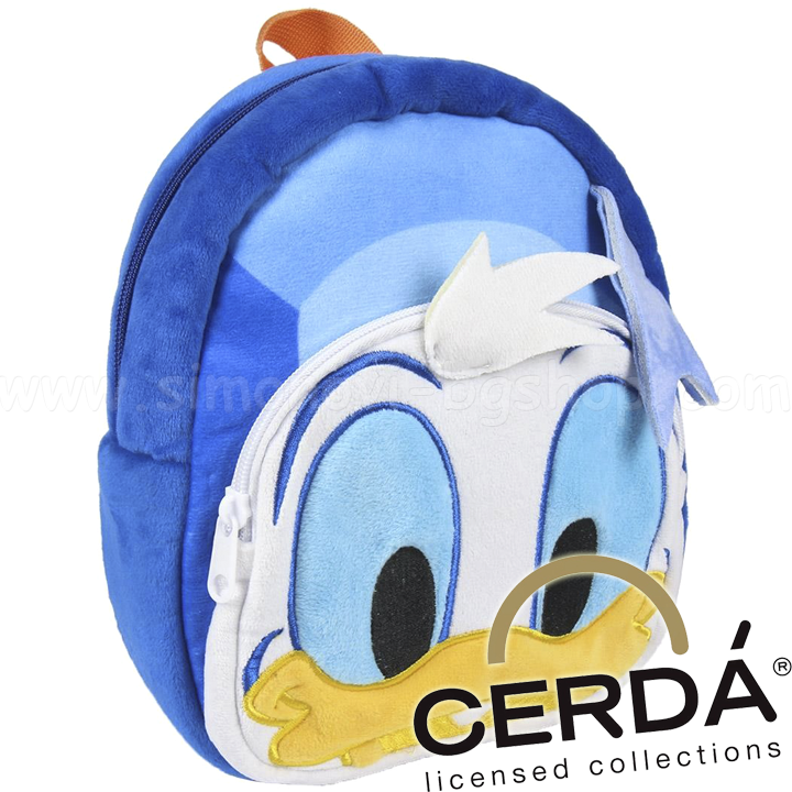 * Rucsac de pluș pentru copii Donald Duck 3D 2100002454 Cerda