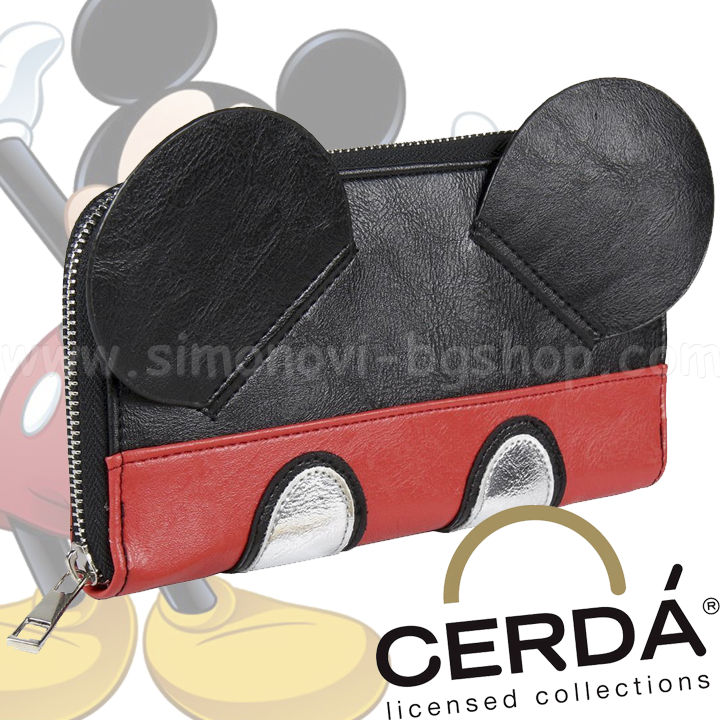 Mickey Mouse Детско кожено портмоне 3D 2600000256 Cerda Mickey Mouse Детско кожено портмоне 3D 2600000256 Cerda